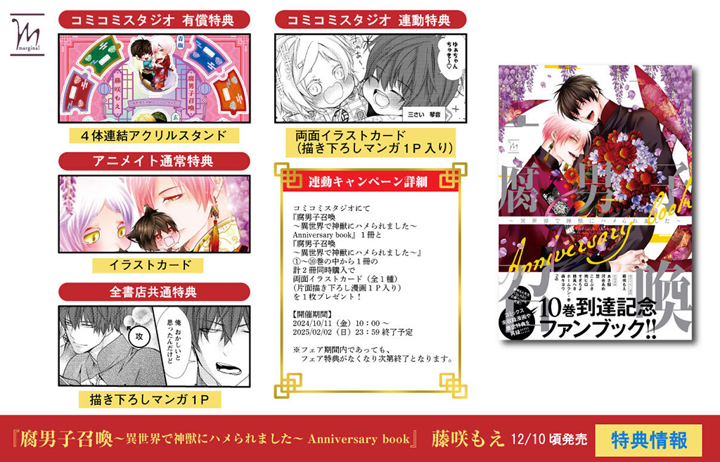 腐男子召喚～異世界で神獣にハメられました～Anniversary book