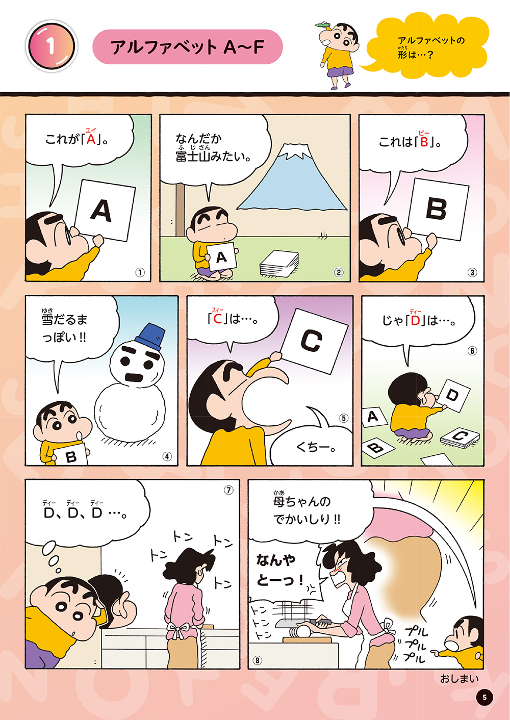 クレヨンしんちゃん　小学生ドリル アルファベット・ローマ字